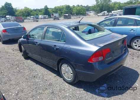 2008 Honda Civic Hybrid from USA, damaged, VIN JHMFA36238S013521